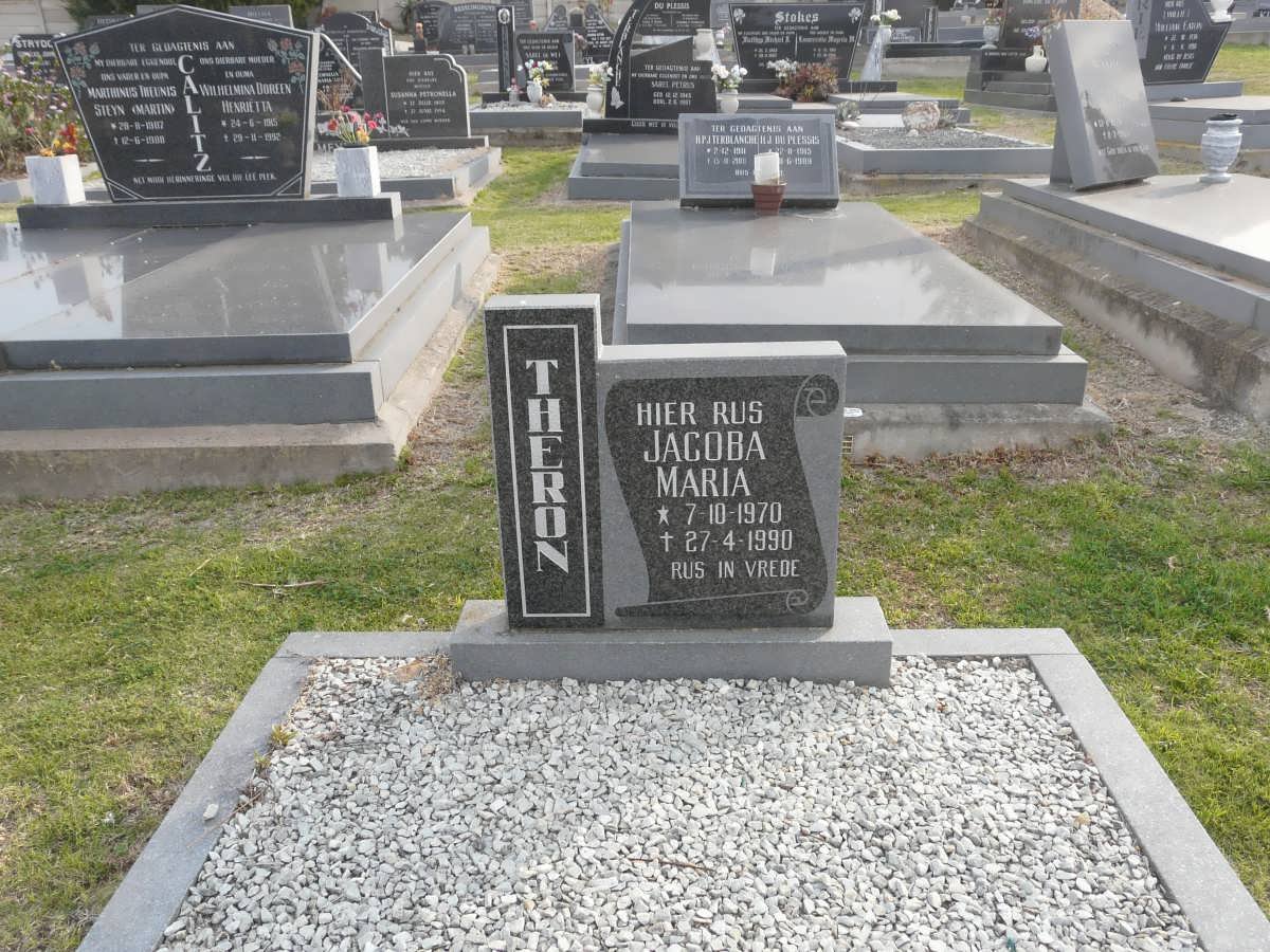 THERON Jacoba Maria 1970-1990