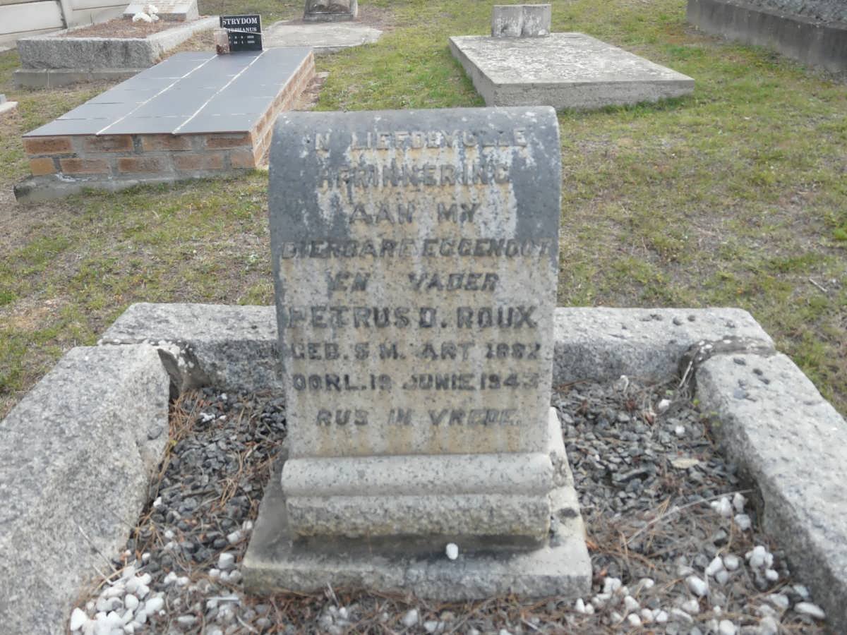 ROUX Petrus D. 1882-1943