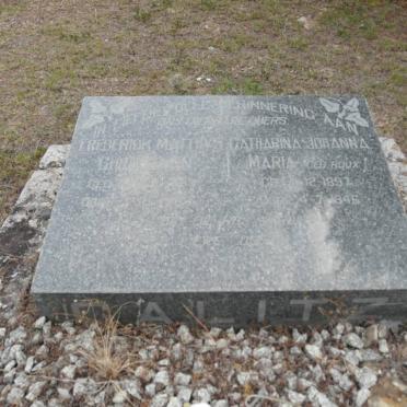 CALITZ Frederick Matthys Christiaan 1899-1960 & Catharina Johanna Maria ROUX 1897-1946 _1