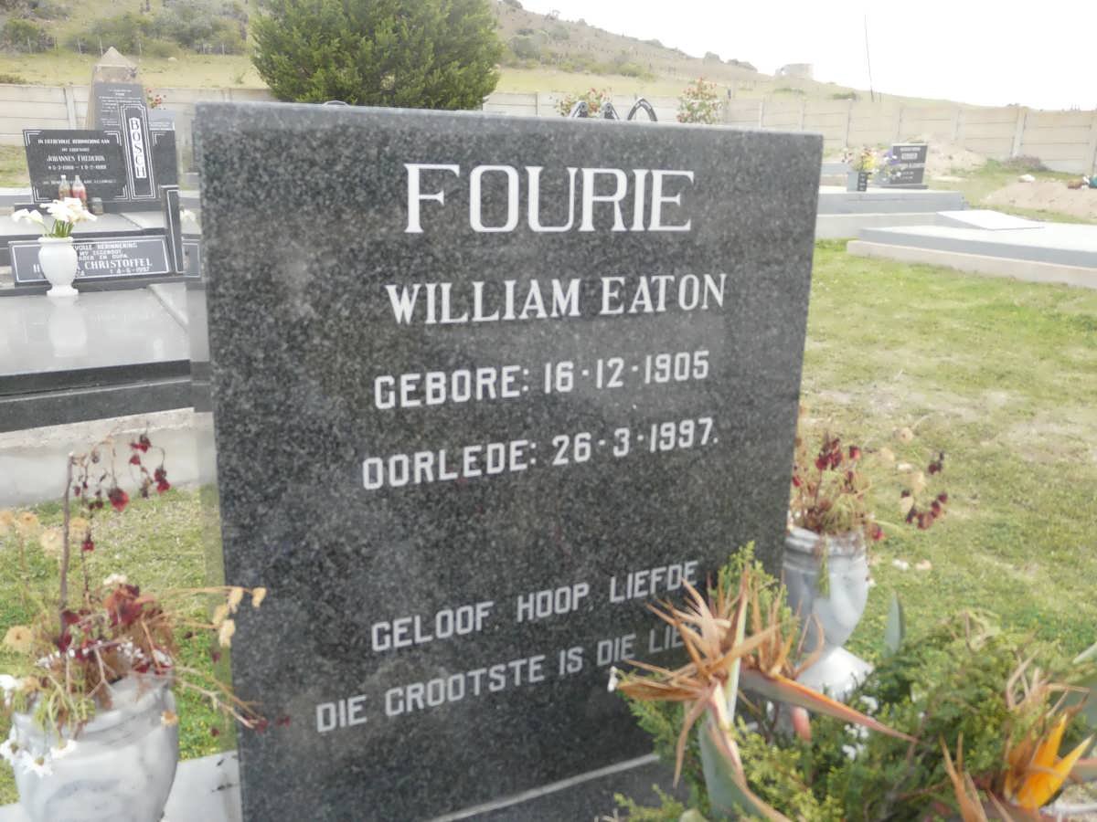 FOURIE William Eaton 1905-1997