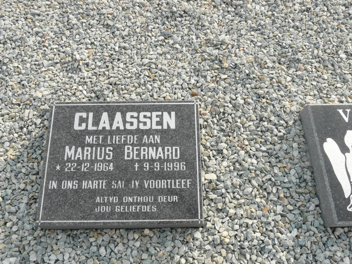 CLAASSEN Marius Bernard 1964-1996