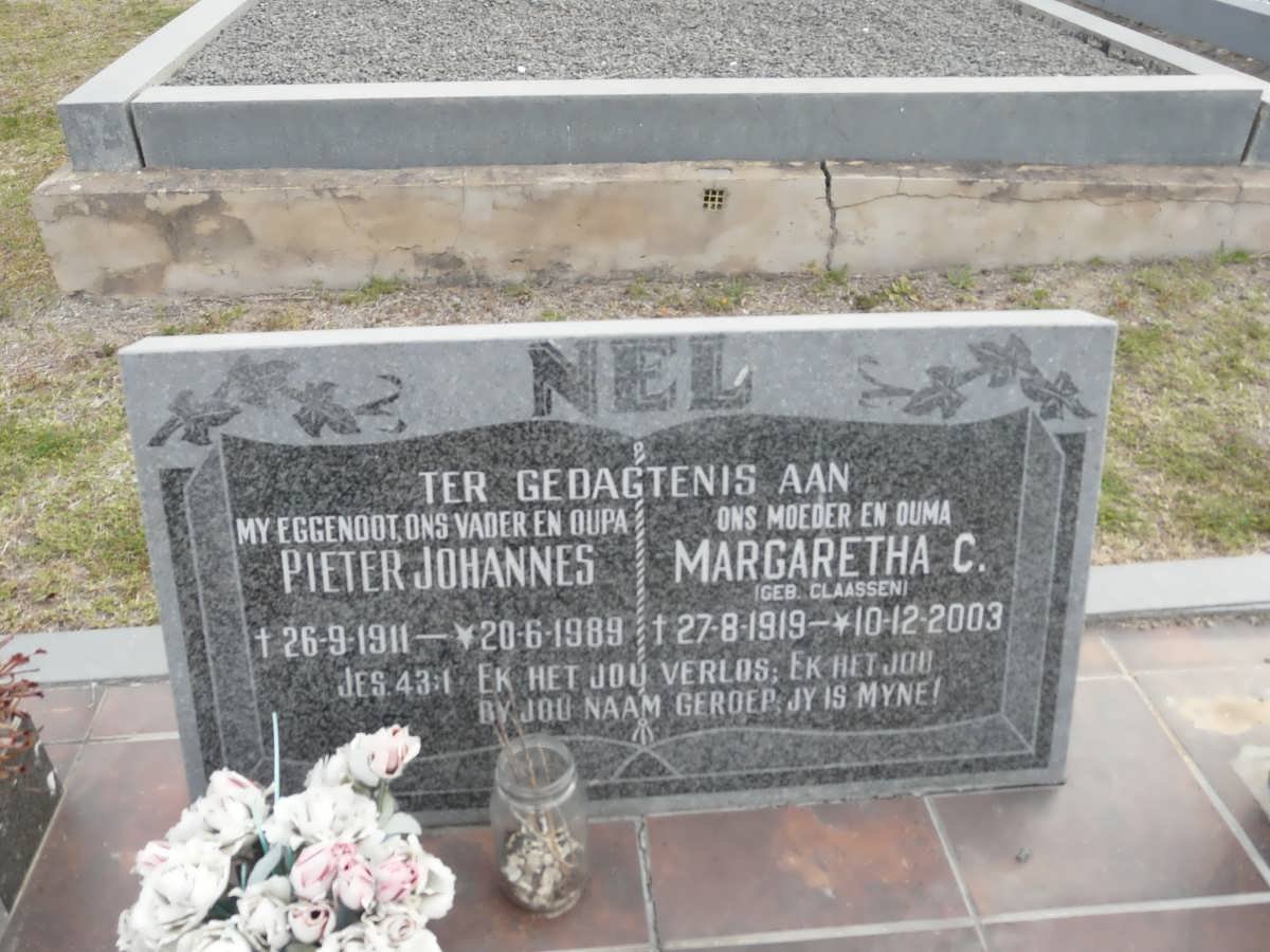 NEL Pieter Johannes 1911-1989 &amp; Margaretha C. CLAASSEN 1919-2003