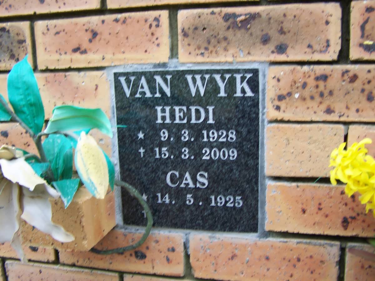 WYK Cas, van 1925- &amp; Hedi 1928-2009