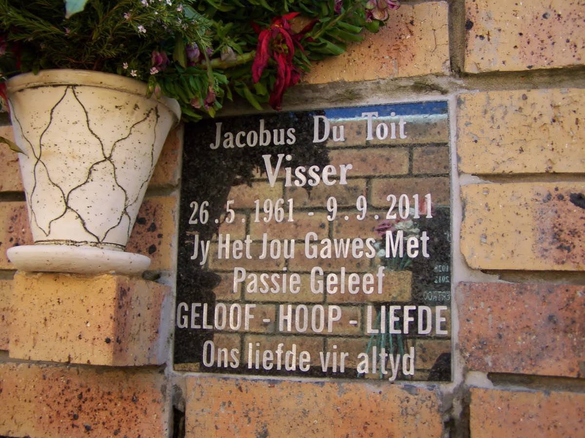 VISSER Jacobus Du Toit 1961-2011