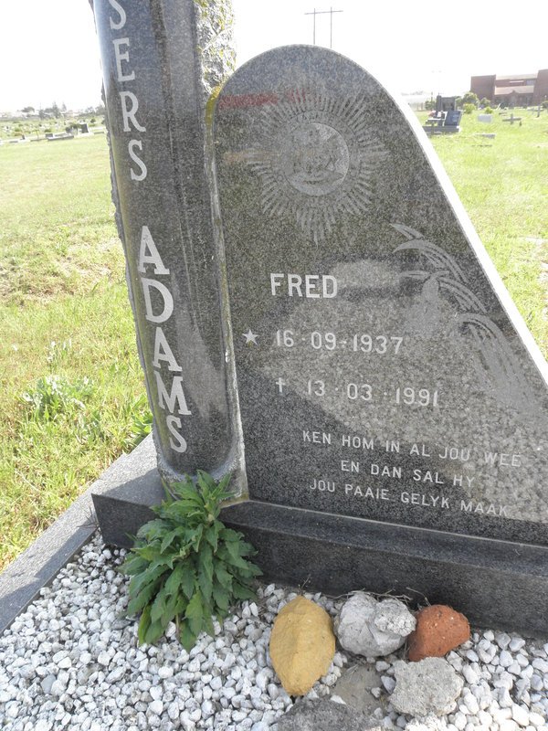 ADAMS Fred 1937-1991