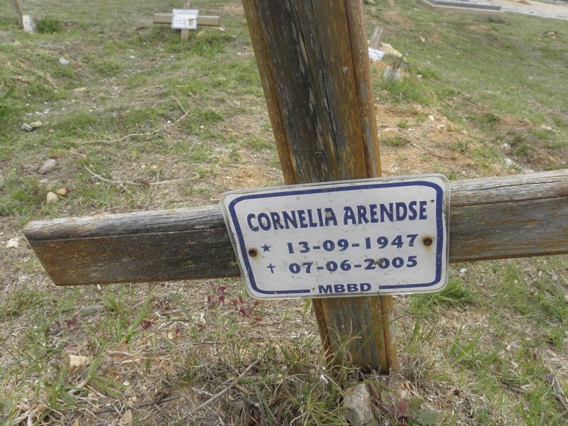 ARENDSE Cornelia 1947-2005