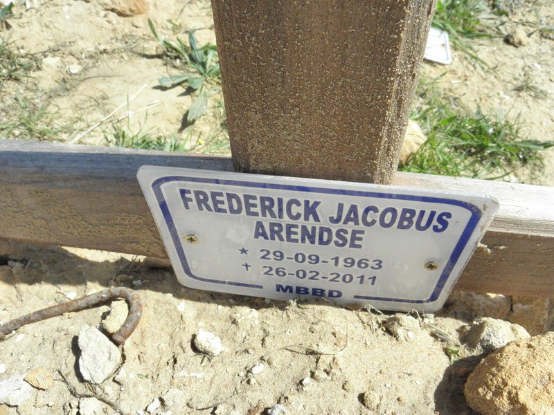 ARENDSE Frederick Jacobus 1963-2011