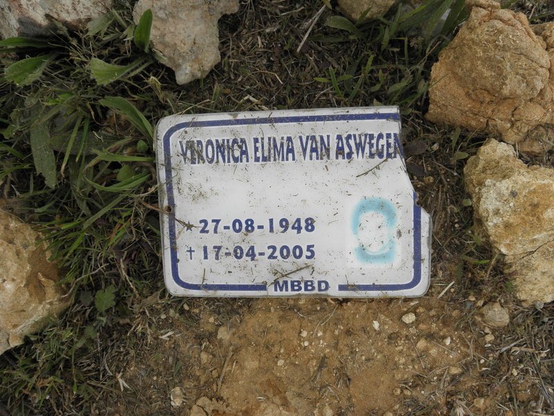 ASWEGEN Veronica Elma, van 1948-2005 