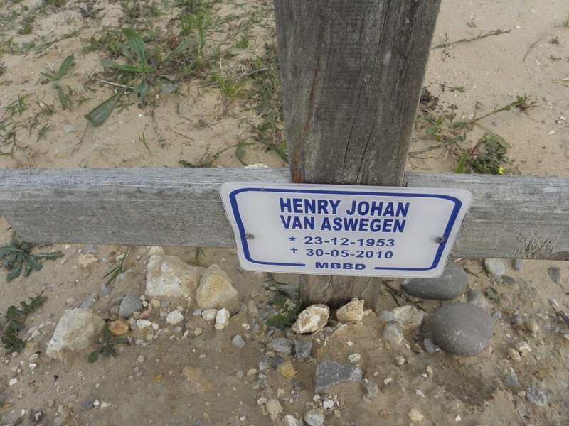 ASWEGEN Henry Johan, van 1953-2010