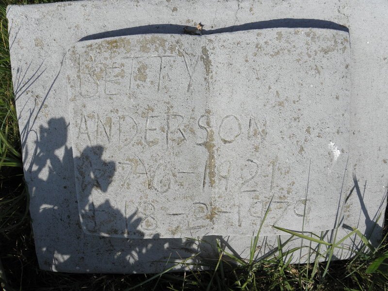 ANDERSON Betty 1921-1979