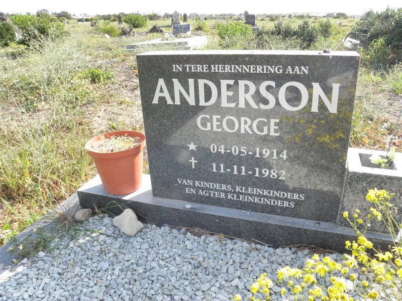 ANDERSON George 1914-1982