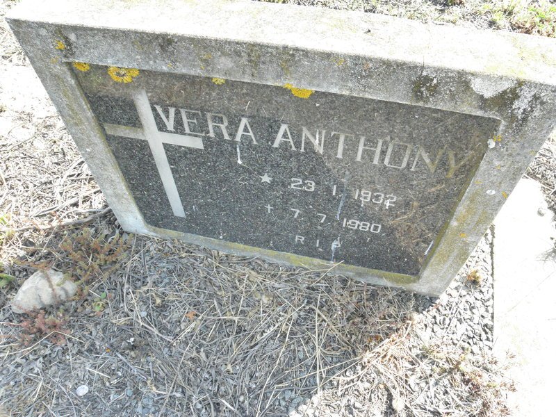 ANTHONY Vera 1932-1980