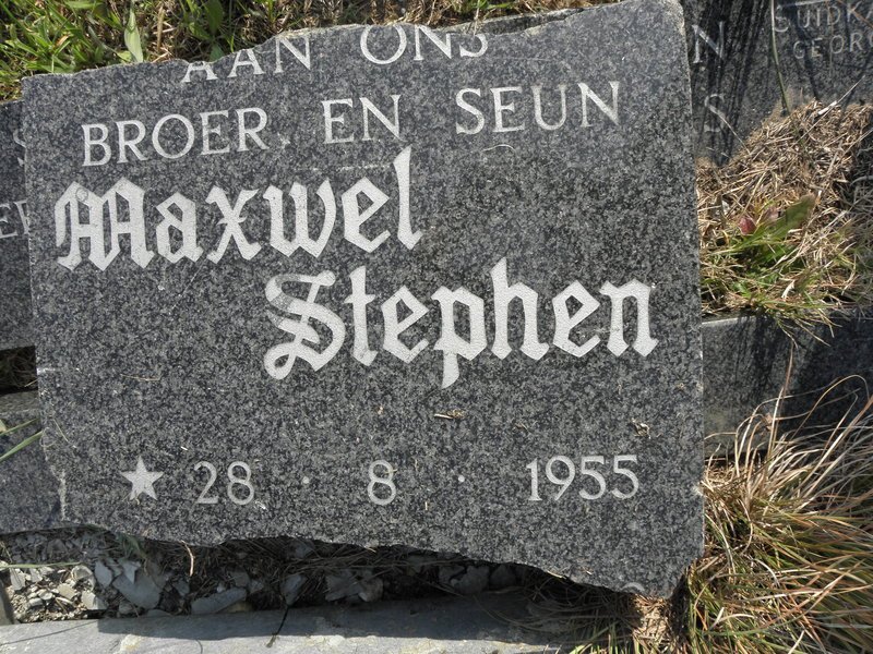 ANTHONY Maxwell Stephen 1955-1983