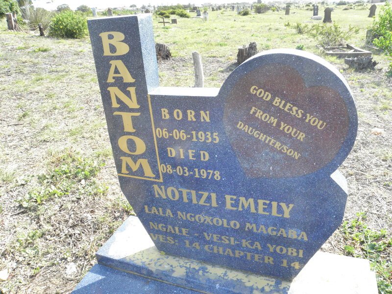 BANTOM Notizi Emely 1935-1978