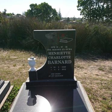 BARNARD Henriette Charlotte 1929-2012