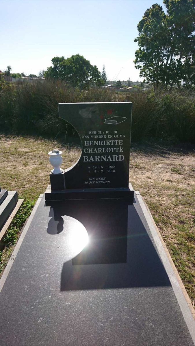BARNARD Henriette Charlotte 1929-2012