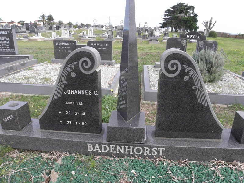 BADENHORST Johannes C. 1941-1982