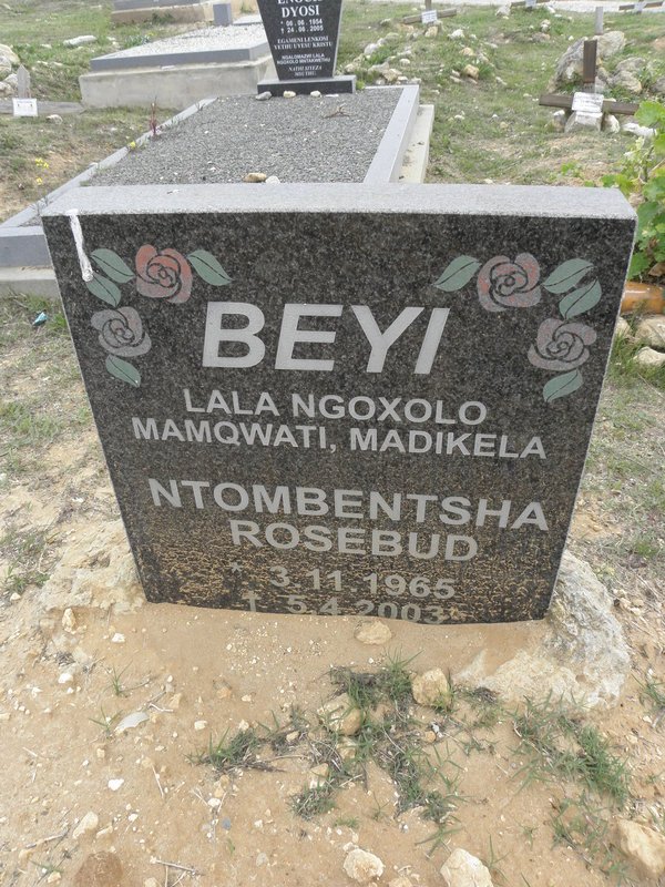 BEYI Ntombentsha Rosebud 1965-2003