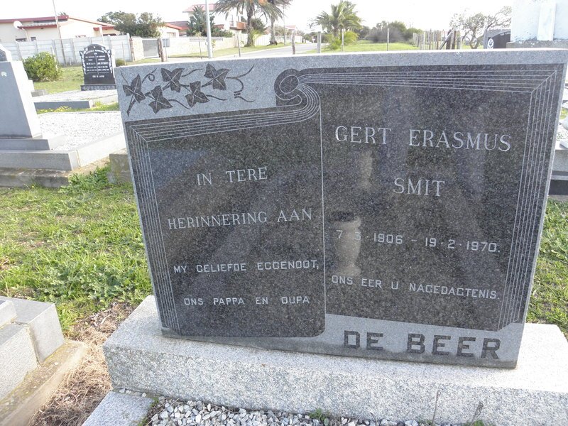 BEER Gert Erasmus Smit, de 1906-1970