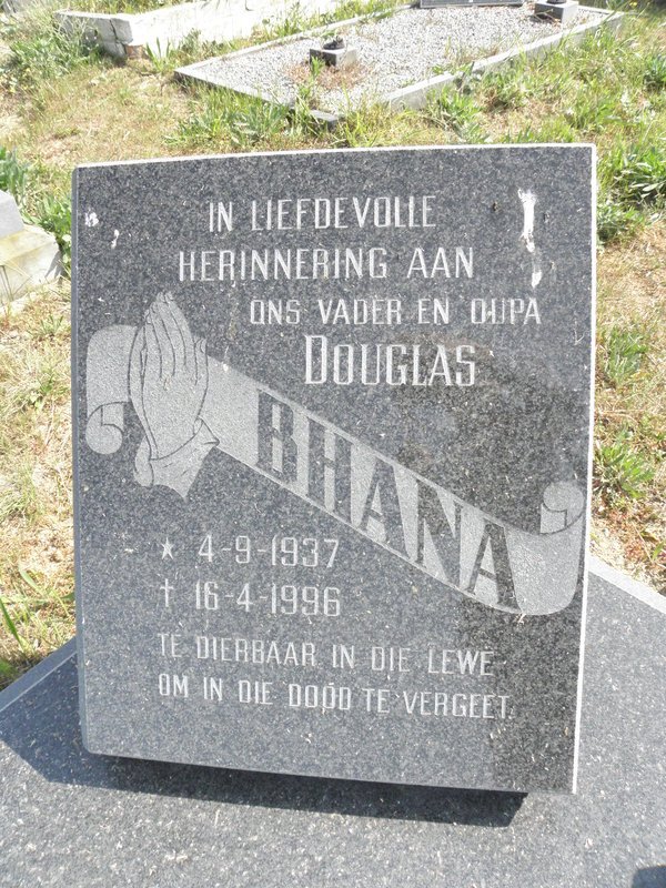 BHANA Douglas 1937-1996
