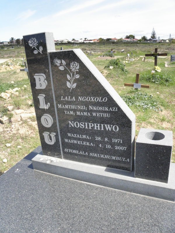 BLOU Nosiphiwo 1971-2007