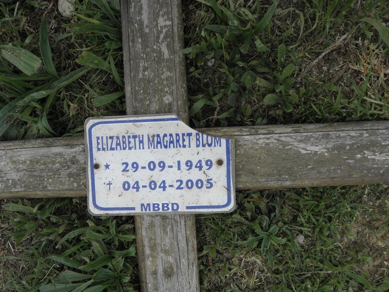 BLOM Elizabeth Magaret 1949-2005