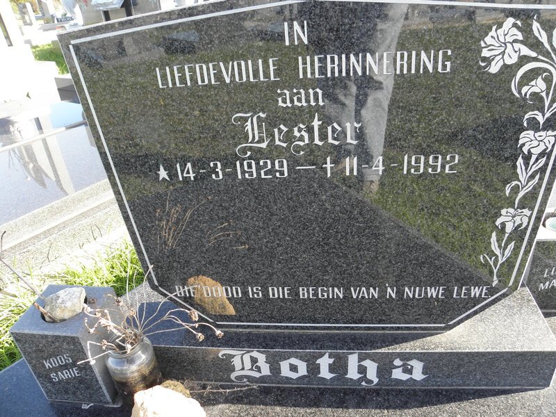 BOTHA Hester 1929-1992