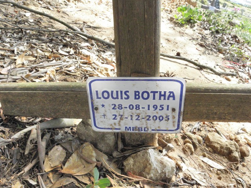 BOTHA Louis 1951-2005