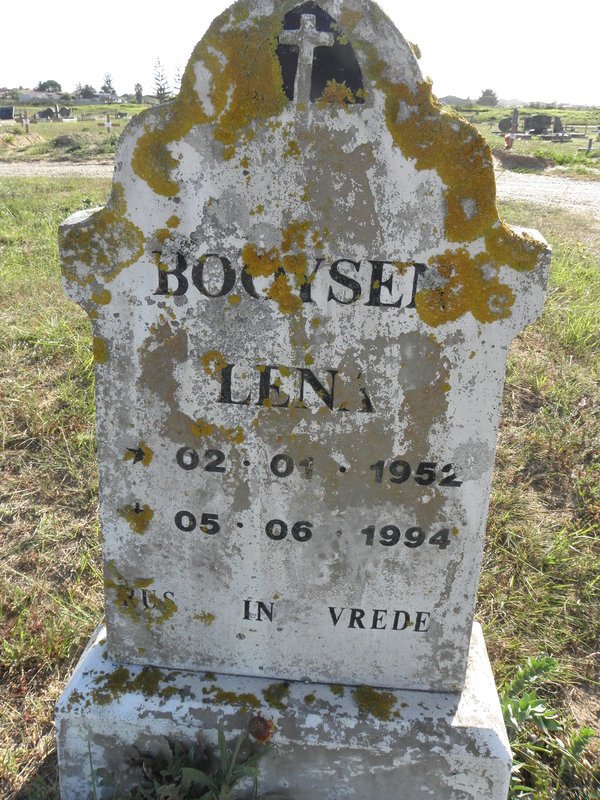 BOOYSEN Lena 1952-1994