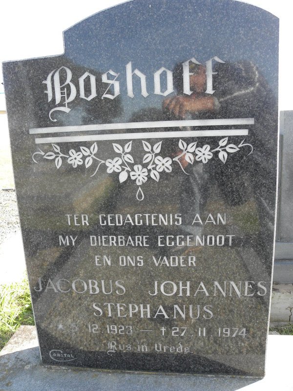 BOSHOFF Jacobus Johannes Stephanus 1923-1974