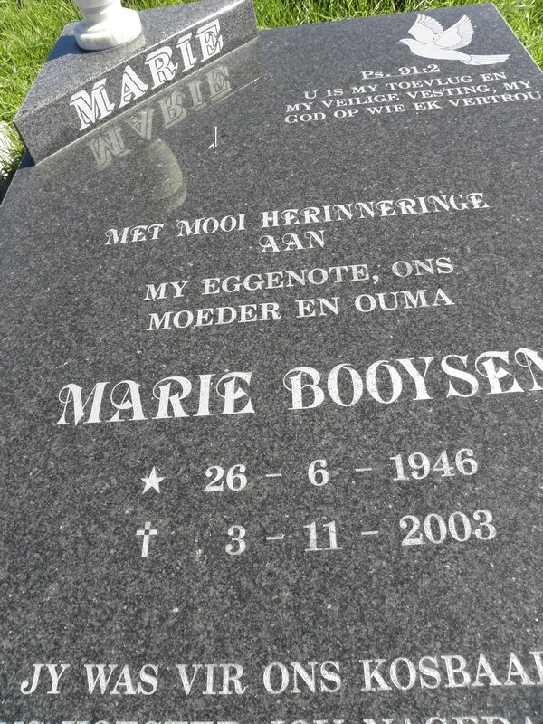 BOOYSEN Marie 1946-2003
