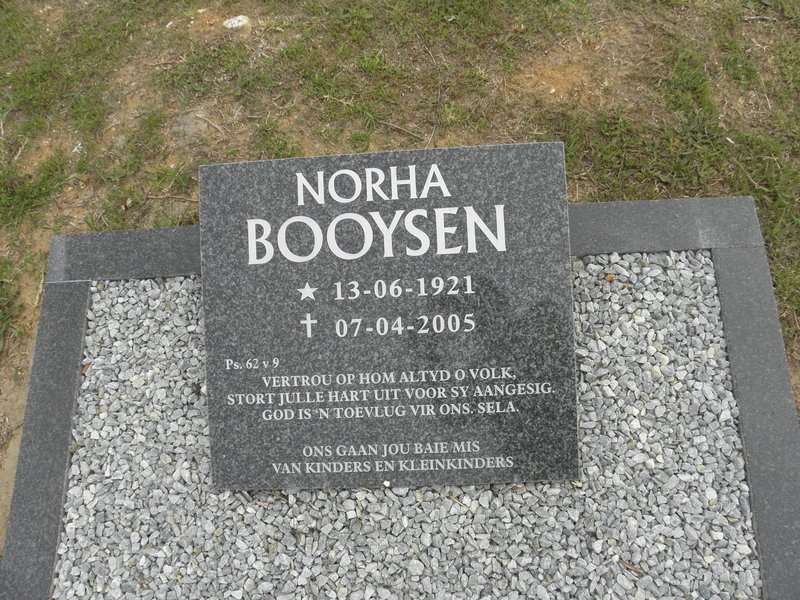 BOOYSEN Norha 1921-2005