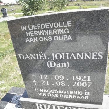 BRIESIES Daniel Johannes 1921-2007