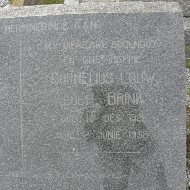 BRINK Cornelius Louw 1921-1958