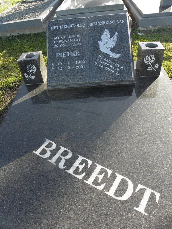 BREEDT Pieter 1950-2001
