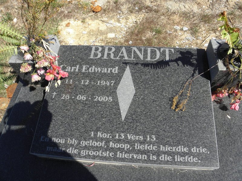 BRANDT Carl Edward 1947-2005