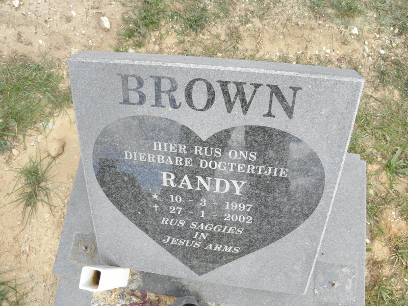 BROWN Randy 1997-2002