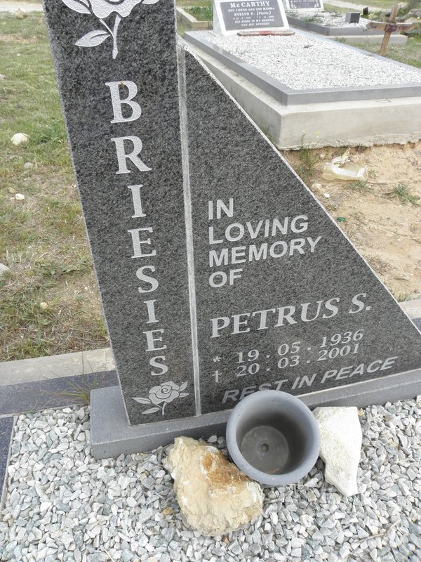BRIESIES Petrus S. 1936-2001