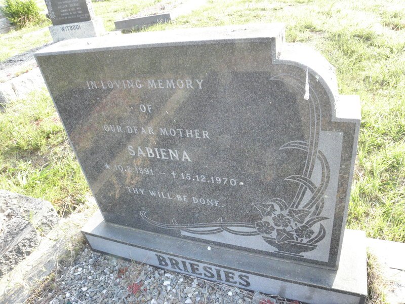 BRIESIES Sabiena 1891-1970