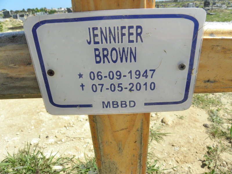 BROWN Jennifer 1947-2010
