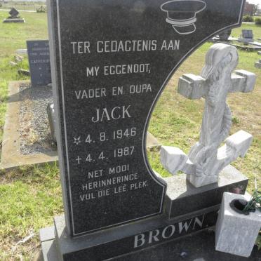 BROWN Jack 1946-1987
