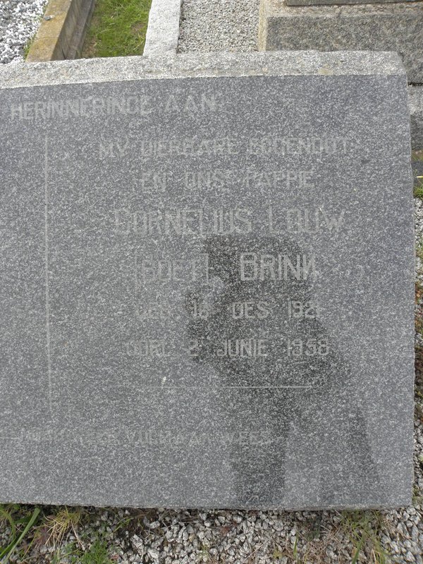 BRINK Cornelius Louw 1921-1958