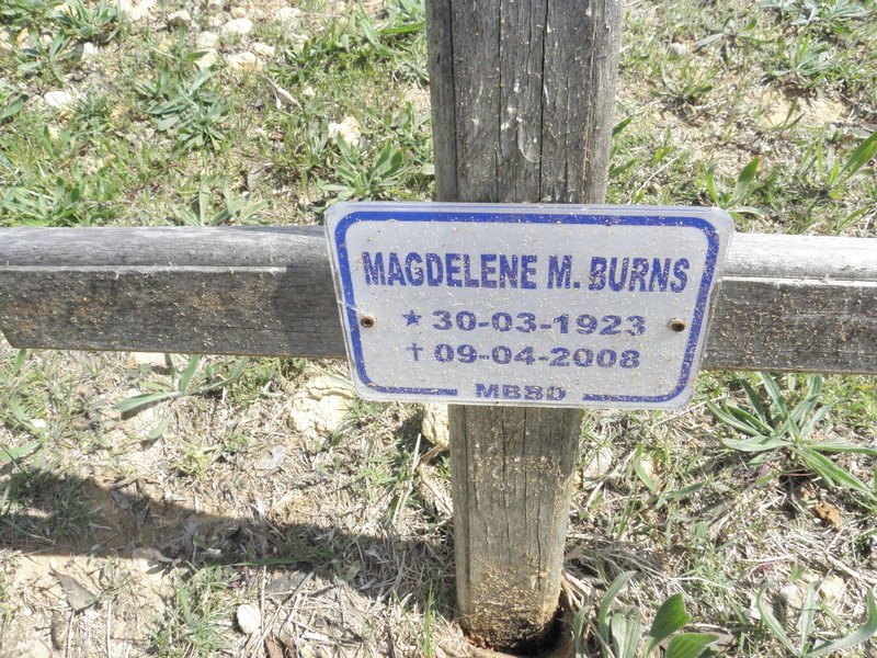 BURNS Magdelene M. 1923-2008