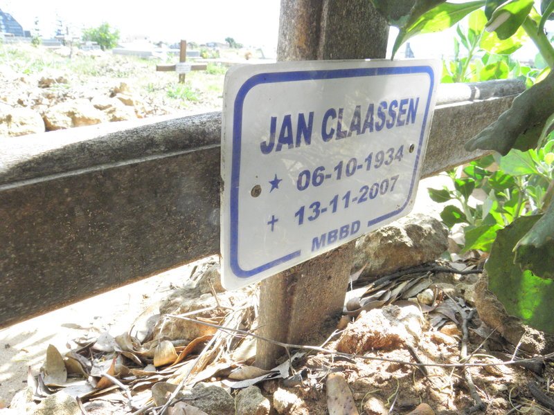 CLAASSEN Jan 1934-2007