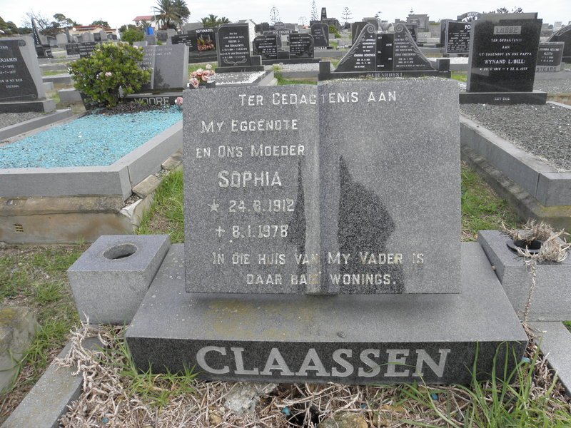 CLAASSEN Sophia 1912-1978