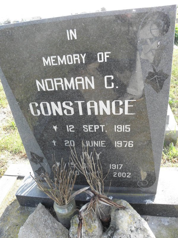 CONSTANCE Norman C. 1915-1976 &amp; Ivy 1917-2002