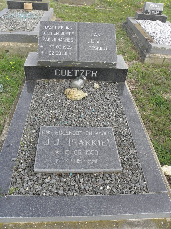 COETZER J.J. 1953-1991 :: COETZER Izak Johannes 1985-1989