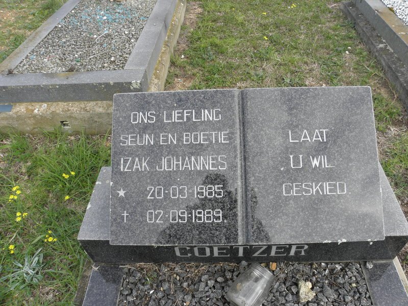 COETZER Izak Johannes 1985-1989