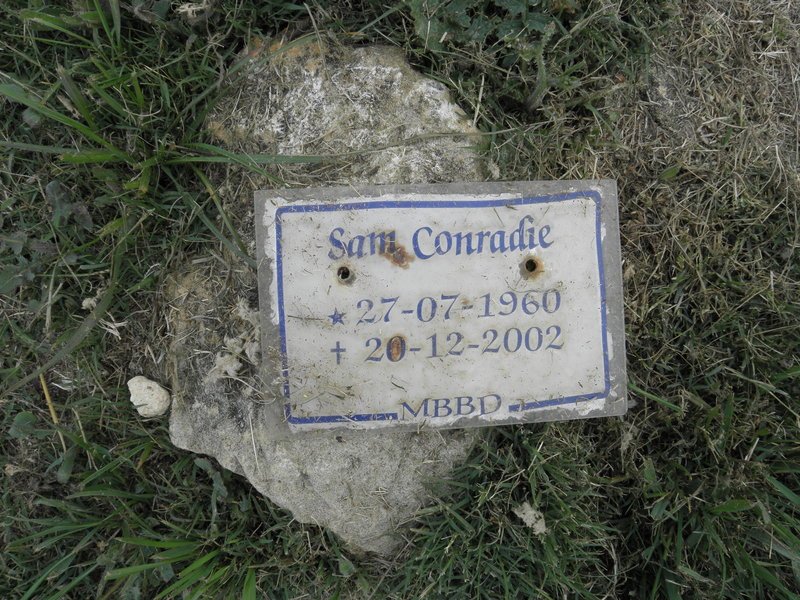 CONRADIE Sam 1960-2002