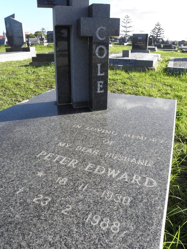 COLE Peter Edward 1930-1988
